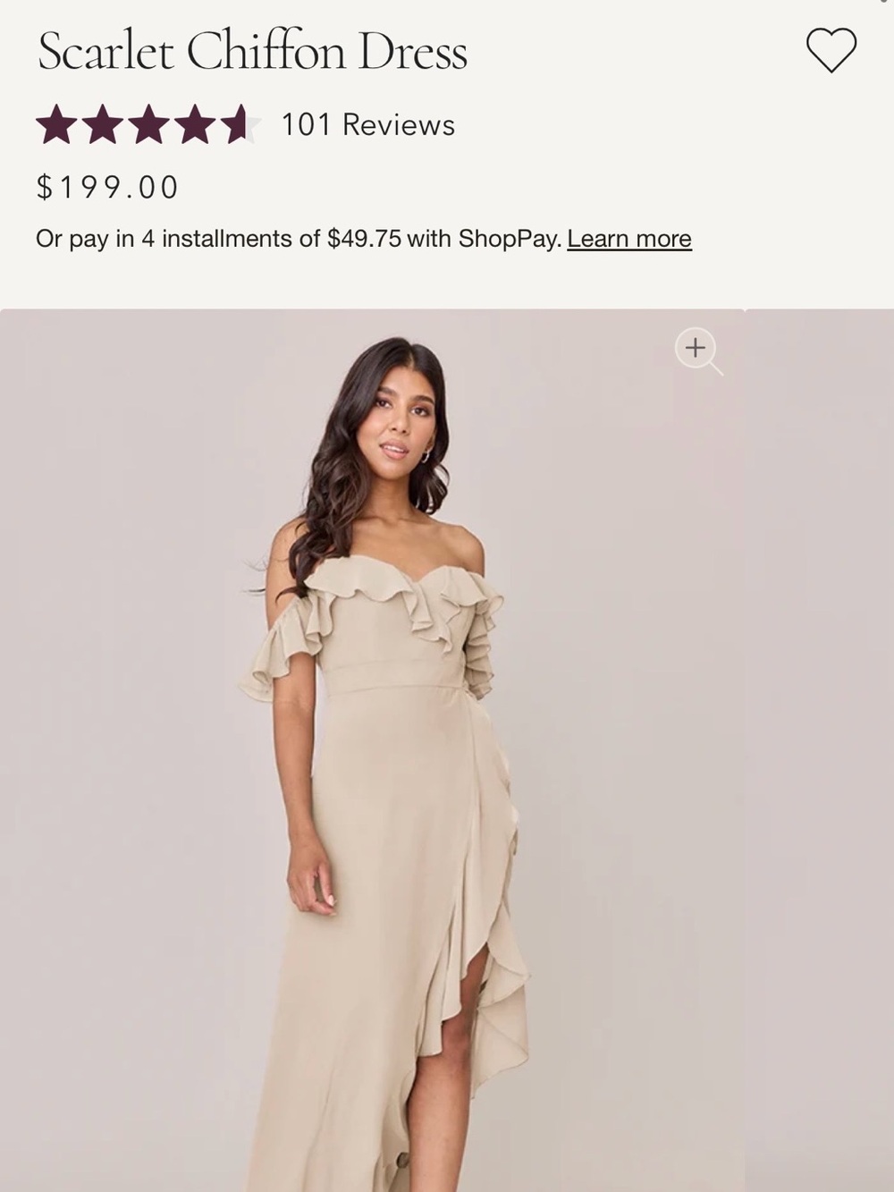 Revelry One-Shoulder Ruffle Chiffon Dress in Champagne